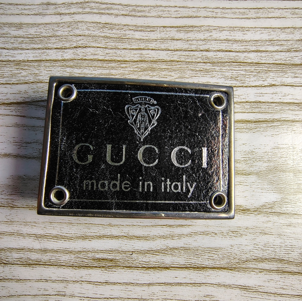 Gucci Black Belt with Signature Design